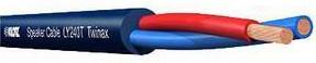 KLOTZ LY225B спикерный кабель LY225B, структура: 2.5мм2, диаметр: 8.0мм, 100м, цвет:,синий(BL), цена за метр